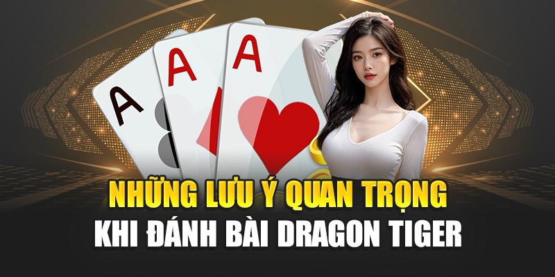 Những lưu ý quan trọng khi đánh bài Dragon Tiger