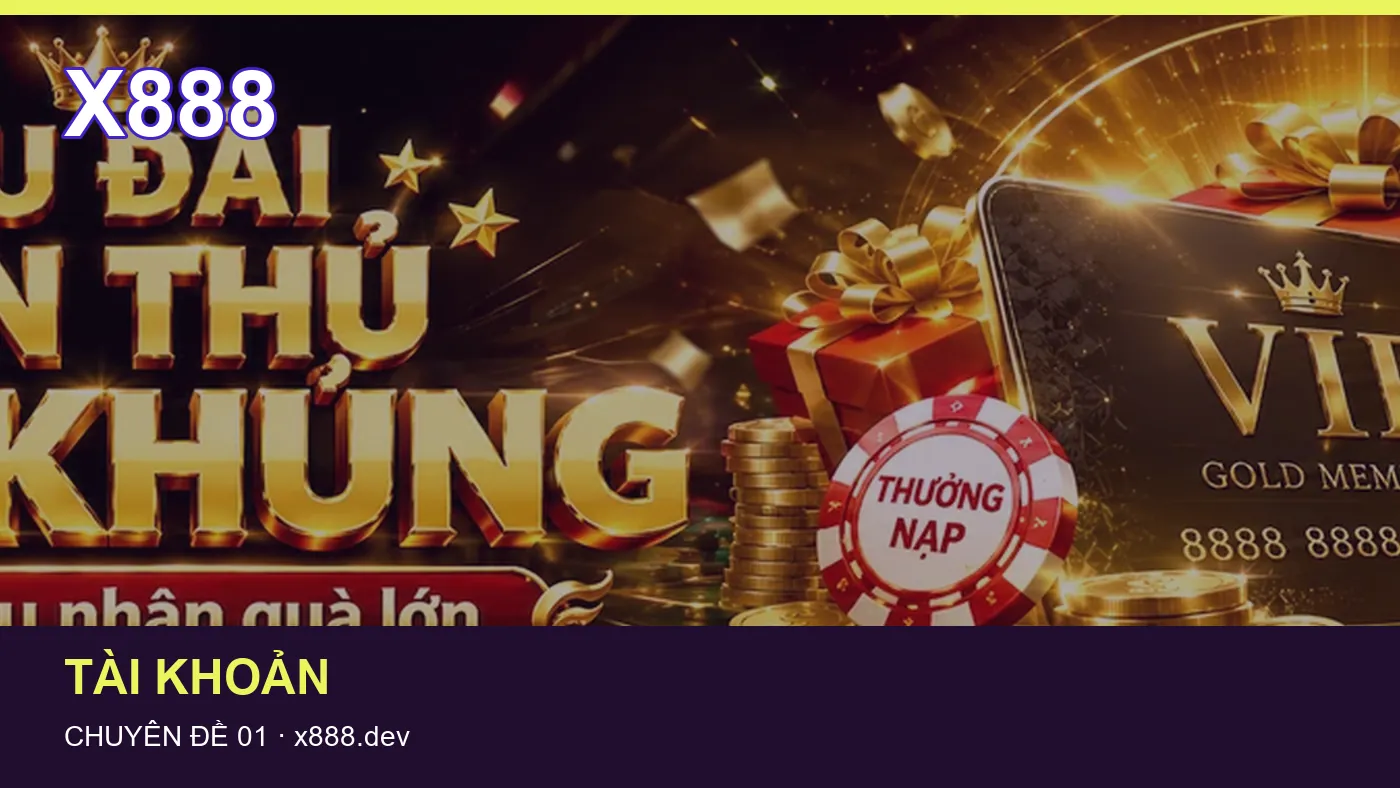 Trải nghiệm Tài khoản trên điện thoại cùng cẩm nang X888